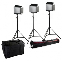 Bresser SH-600 LED Set - 3x LED en 3x Statief