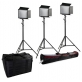 Bresser SH-600A Bi-Color LED Set - 3x LED en 3x Statief