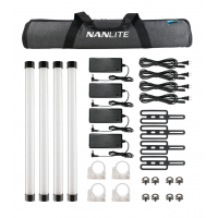 NanLite Pavotube II 15X quad kit met accu