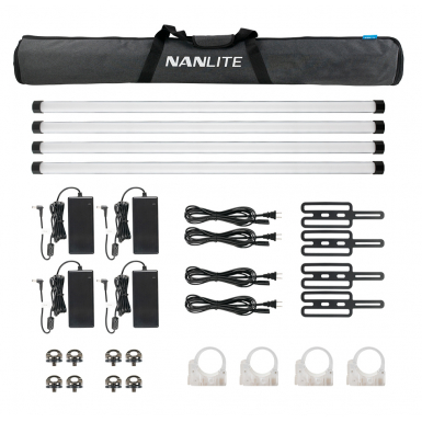 NanLite  Pavotube II 30X quad kit met accu