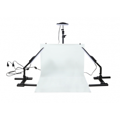 LedGo Nanguang T96 kit product photography table with 3 lights